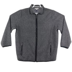 Dressbarn Polyester Cotton Long Sleeve Zipper Jacket Womens 14/16